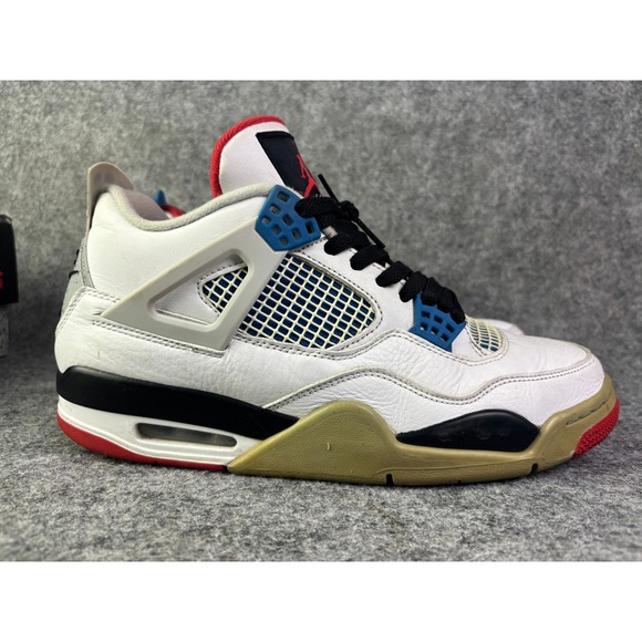 Jordan Air Jordan 4 Retro Mens 10 White‎ What The CI1184-146 Basketball Shoes main image 7